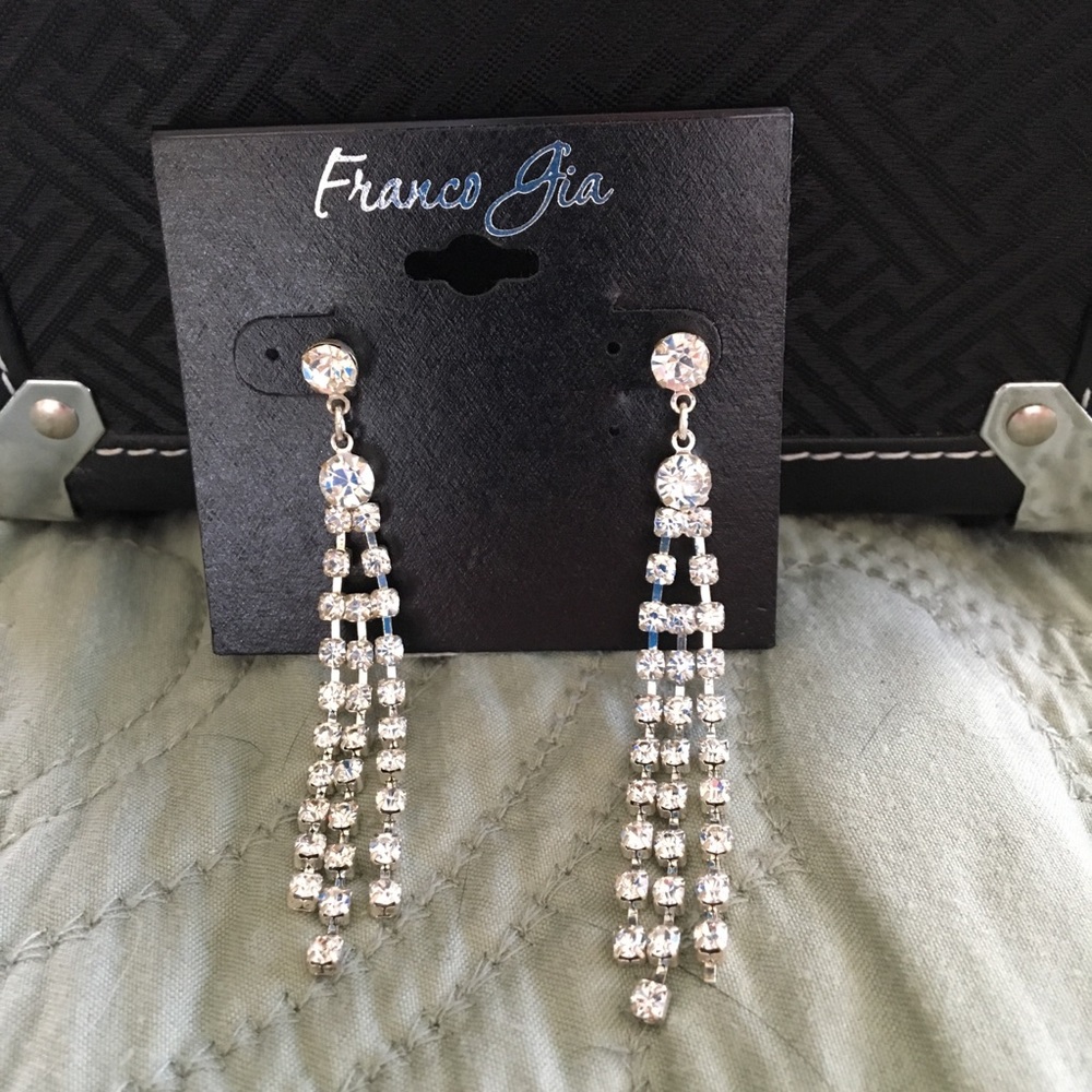 NWT Franco gia crystal earrings